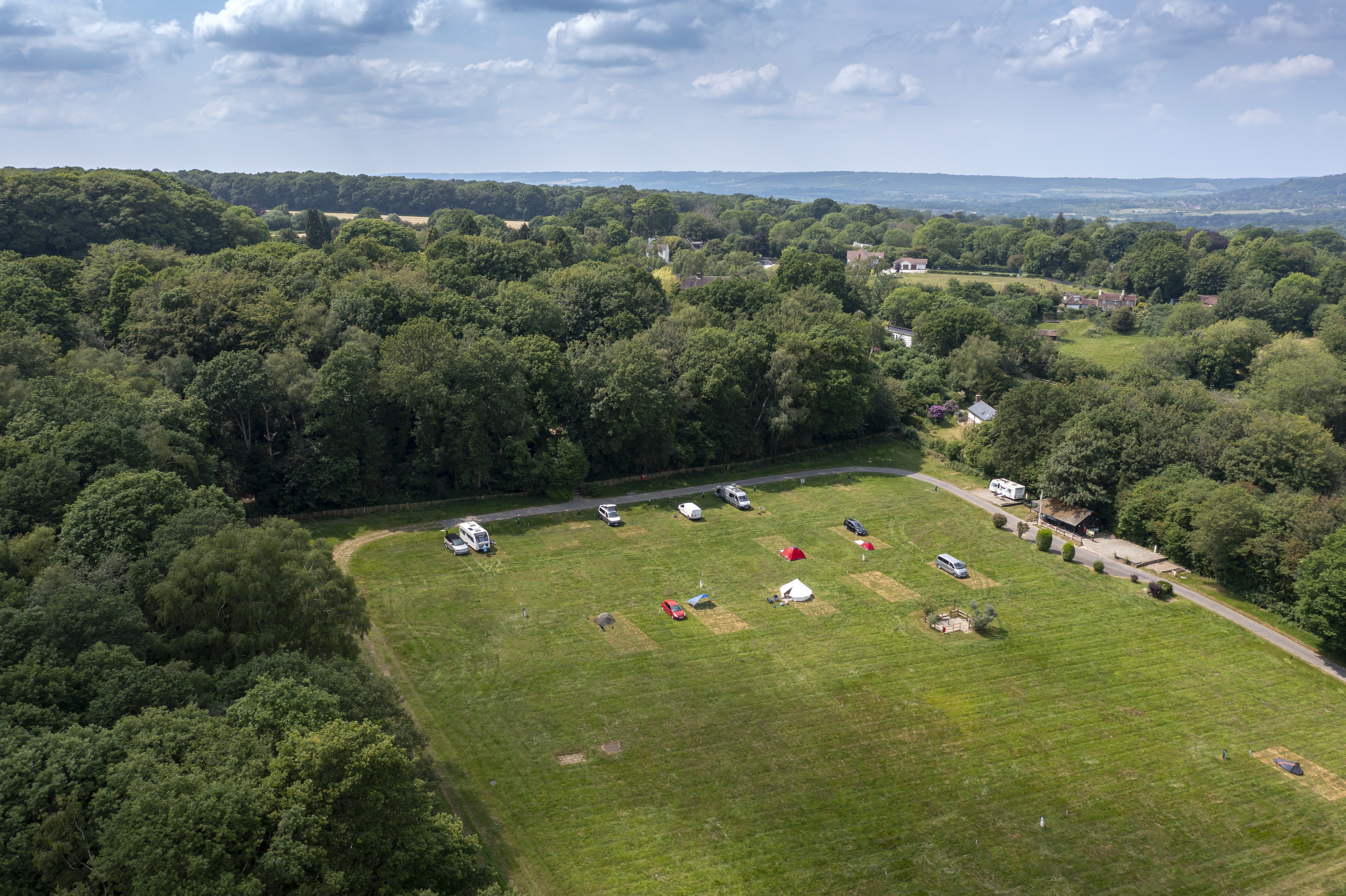 Oldbury Hill Campsite, Drone 6