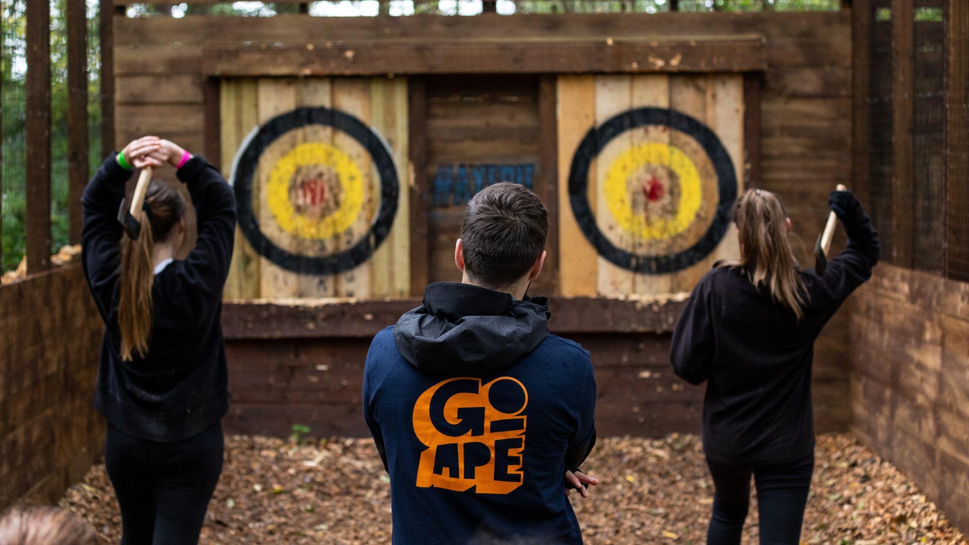 Leeds Castle Go Ape Axe Throwing