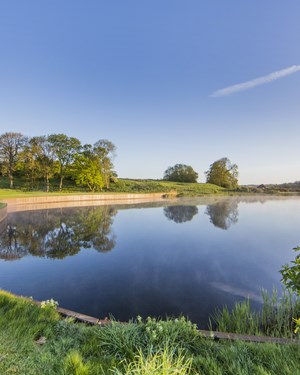 The water on the 1st Hole of The International Course at London Golf Club, Kent.jpg